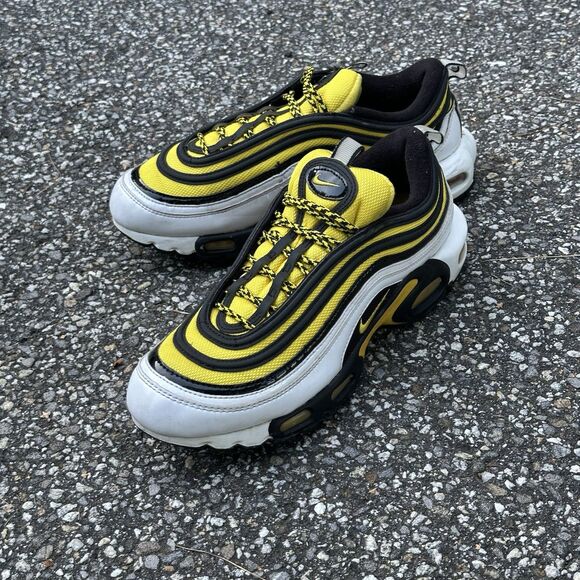 Nike Air Max Plus 97 Frequency Pack Mens Size 8.5 Yellow Black - Picture 5 of 12